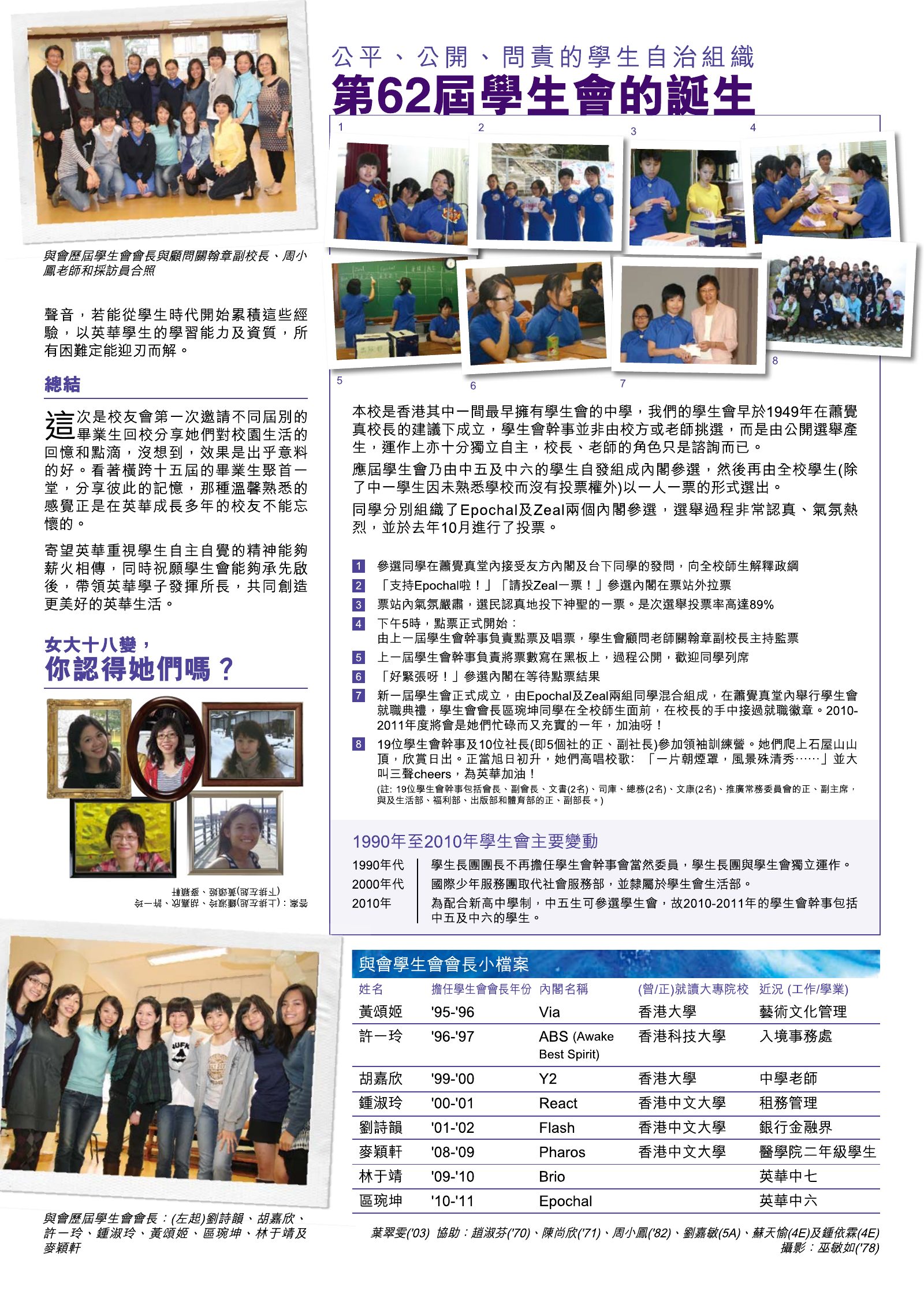 Alumnae Newsletter · February 2011, page 2